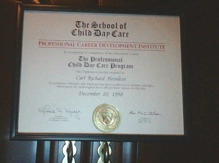 Daycare Certificate